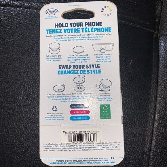 Popsockets Popgrip Phone Holder - Wings Of Desire Butterfly (804345) NEW. O - Picture 2 of 2